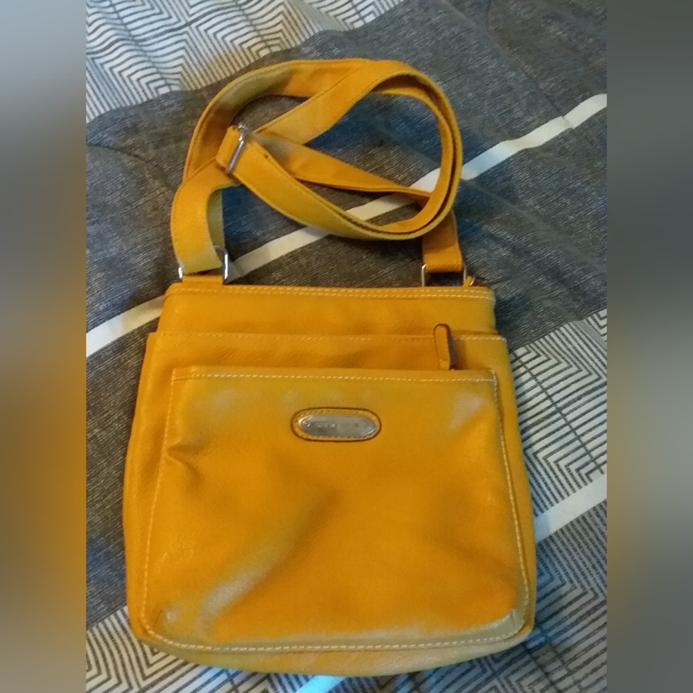 Strada Mustard Yellow Crossbody Purse